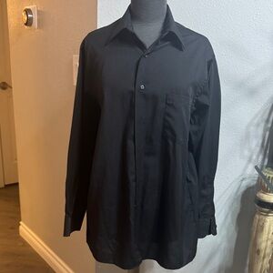 Van Heusen Black Dress Shirt for Men